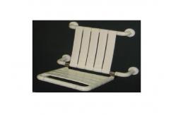 China Space Saving Handicap Shower Seat Wall Mount Waterproof Large Weight Capacity supplier