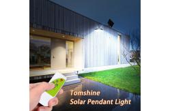 China IP65 Solar Powered LED Ground Lights RGB Solar Pendant Light With Remote Control supplier