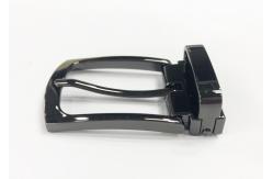 China Brushed Gunmetal Replacement Belt Buckle / Nickel Free Reversible Clamp Belt Buckle supplier
