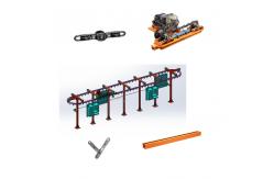 China Single Track Industrial Conveyor Chain Enclosed Overhead Iron Carbon Steel supplier