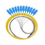 SC UPC LSZH G657A1 Tight Tube Fiber Pigtails Patch Cords 0.9mm for sale