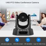 10x Optical Zoom USB3.0 PTZ 4K Conference Camera DC 12V for sale