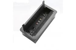 China Multi - Function Manual Desktop Flip Data Junction Box / Power Data Integrated Socket supplier