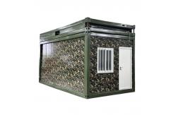 China Foldable Container Barracks Modular Design for Military Camp supplier