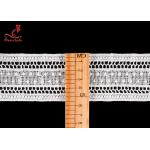 5.2cm Width Water Soluble Lace Trimming For Straight Skirt Tail Design