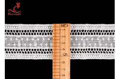 China 5.2cm Width Water Soluble Lace Trimming For Straight Skirt Tail Design supplier