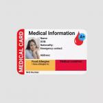 Thickness 0.76mm Custom Plastic Id Cards For Healthcare Business Meeting for sale