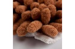 China Bathroom 2.5cm Chenille Pet Mat Non Skid Backing Absorbent supplier
