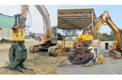 China OEM Hydraulic Rotating Grapple For 1-55 Tons Excavator supplier