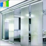 1200 mm Width Sliding Partition Walls Frameless Folding Exterior Sliding Glass Doors for sale