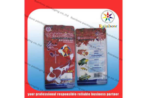 Plastic Fish Food Bag Recyclable Standup With Beautiful Printing