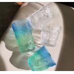 Free Sample New Manufacturers Selling Transparent Waterfall Pattern Irish Whisky Glass Glacier Glass for sale