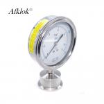 Stainless Steel Oil Filled Pressure Gauge Meter 1% 1.5% 2.5% Accuracy Shockproof for sale