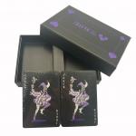 Custom Logo Printed Waterproof 0.3 - 0.32mm PVC Poker Cards for sale