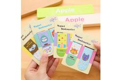 China Personalized Cute Animal Magnetic Page Clips Bookmarks For Books Reading supplier