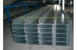 China Q235 White Zinc Coat Galvanized Steel Square Tubing Structure C Channel supplier