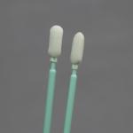 SGS certificated 165mm 6.6 Long Handle Cleanroom Sponge Cleaning Swabs for sale