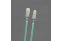 China SGS certificated 165mm 6.6 Long Handle Cleanroom Sponge Cleaning Swabs supplier