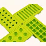 Wholes Custom  Bpa Free FDA diamond Silicone Mini Ice Tube Tray for sale