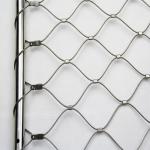 304 Stainless Steel Balustrade Cable Mesh Strong Toughness Environmental Protection for sale