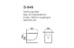 China Bathroom Wc Suspended Toilets Wall Mounted Conceal Cistern Wall Hung Toilet Set supplier