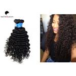 100% Virgin Full Cuticle Top 6A Remy Hair Extension Brazilian Deep Wave for sale