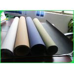 0.55mm White / Blue / Black Kraft Liner Paper Fabric For Shopping Bag / File Folder for sale