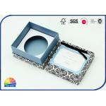 4c Print Pattern Rigid Neck Box Matte Lamination Flocking Bowknot