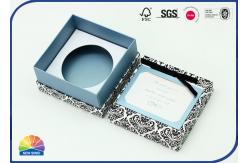 China 4c Print Pattern Rigid Neck Box Matte Lamination Flocking Bowknot supplier