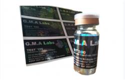 China Dragan Design Black Hologram 10ml Bottle Labels For test Enanthate supplier