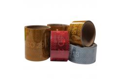China Metallized SASO 2913 Yellow ECE Certificate Reflective Tape For Saudi Arabia supplier