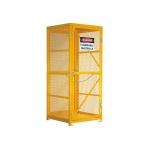 Security Fall Prevent Gas Bottle Storage Box , Lockable Gas Bottle Safety Cages for sale