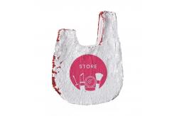 China DIY LOGO Custom Sparkle Sublimation Sequin Tote Bag Cosmetic supplier