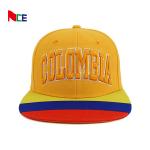 Custom Flat Brim Snapback Hats With 3D Embroidery Logos Hip Hop Snap Back Caps for sale