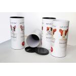 Glossy Lamination Pets Toy  Paper Composite Cans / Tube  , Dia 73 mm / H 100 mm for sale