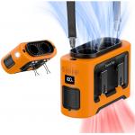 Socool Fan 14500mAh Clip Waist Fan Multifunction 1kg Orange Black Versatile Personal Fan Your Lightweight And Portable Cooling Solution for sale