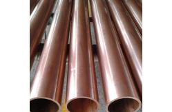 China Customized Length Copper Nickel Pipe C70600 with Good Machinability supplier