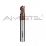 0.2μm Carbide End Mill Customized 2 Flute Ball End Mill HRC60	For Hardened Mold for sale