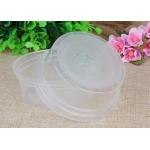 White Food Grade Heat Resisting PP Container Transparent For Soup / Sauce