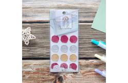 China OEM Seal Stamp Stickers Screen Printing Custom Enamel Stickers supplier
