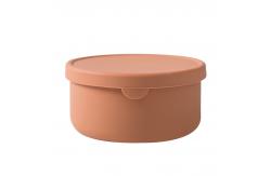 China Reusable Food Storage Container Silicone Lunch Box With Large Cover supplier