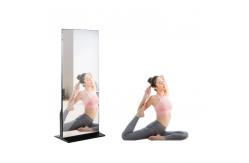 China Home Gym Virtual 3D 32'' 43'' Smart Exercise Mirror Interactive Touch Screen supplier