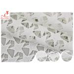 SGS Width 120cm Embroidered Floral Lace Fabric For Dress Making for sale