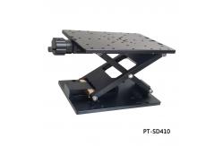 China 165mm×280mm Manual Lab Jack Fine Grinding Lead Screw Drive supplier