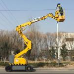 Self-Propelled 10m 12m 14m Electric Power Mobile Aerial Working Man Boom Lifter for sale