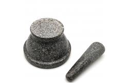 China Granite Stone Pestle And Mortar Set polished Herb Tools supplier