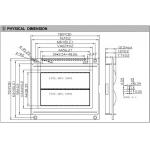 128*64 Graphic LCD Module With PCB St7920/St7921 FSTN Monochrome Industrial Display