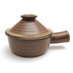 Brown Ceramic Small Kitchen Tools , Hand Made Microwave Stone Cookware for sale