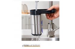 China Multifunction Sink Caddy Organizer , Self Draining Kitchen Sink Tidy With Suction supplier