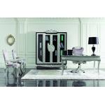 ISO14001 Luxury Classic Office Table Solid Wood Computer Table for sale